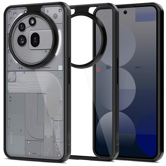 Tech-Protect MagMat tok Nothing Phone 3A Pro készülékhez - átlátszó/fekete