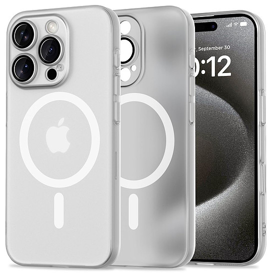 Tech-Protect MagSlim MagSafe tok iPhone 16 Pro Maxhoz - fehér