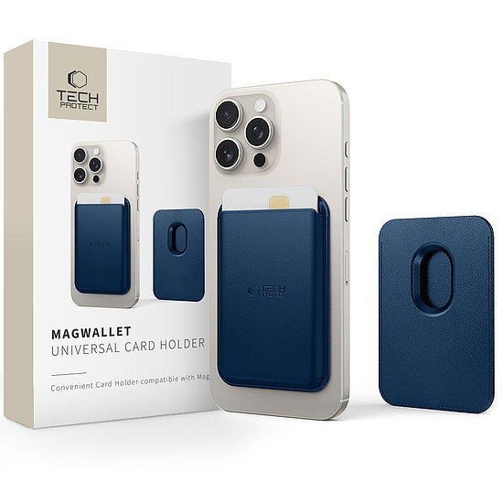 Tech-Protect MagWallet Magsafe tok - kék