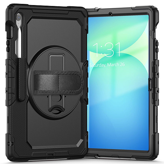 Tech-Protect masszív tok Samsung Galaxy Tab S10 FE+ készülékhez, fekete