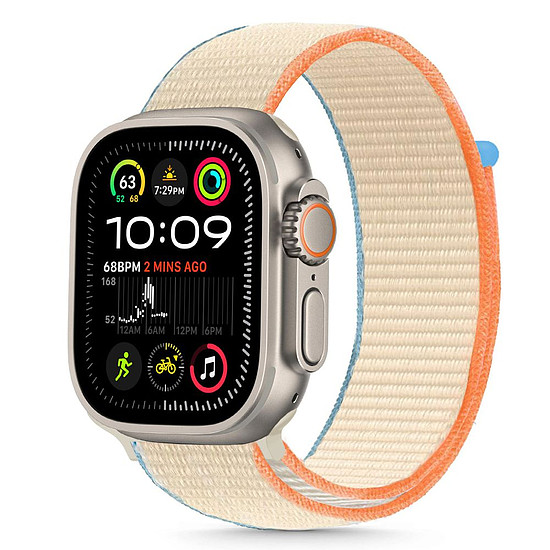 Tech-Protect nejlon Apple Watch szíj 40/41/42 mm bézs