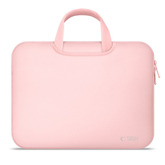 Tech-Protect neoprén laptop táska 13-14 - rózsaszín