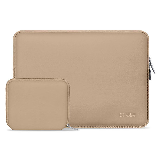 Tech-Protect Neoslim 15-16"-os laptop táska - bézs