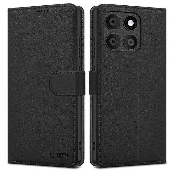 Tech-Protect pénztárca tok Motorola Edge 60 Fusion készülékhez - fekete