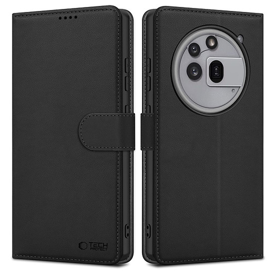 Tech-Protect pénztárca tok Nothing Phone 3A Pro készülékhez - matt fekete