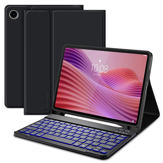 Tech-Protect SC Pen + Billentyűzetes tok Lenovo Tab 10.1 TB-311 készülékhez - Fekete