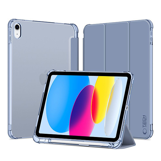 Tech-Protect SC Pen Hybrid tok iPad 10 / 2022-höz - kék - átlátszó