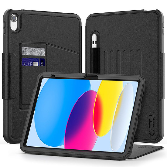 Tech-Protect SC Pen iPad 10.9" 2022 (10. generáció) / 11" 2025 (11. generáció) tok - fekete