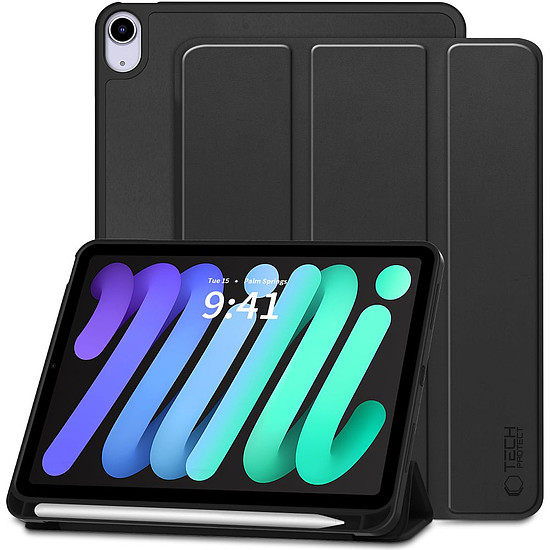 Tech-Protect SC tolltok iPad Mini 6 / 7 / 2021-2024-hez - fekete