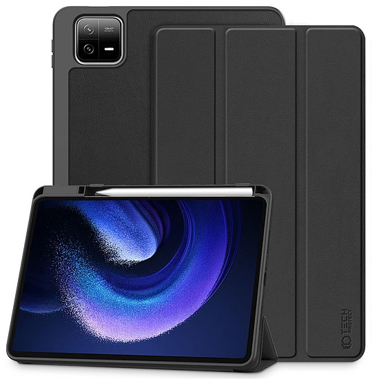 Tech-Protect SC tolltok Xiaomi Pad 6 / 6 Pro-hoz - fekete