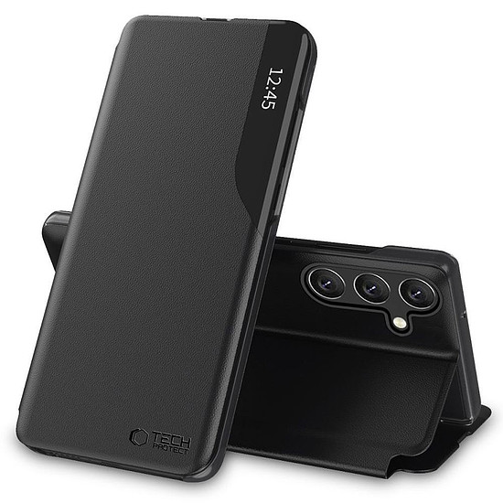 Tech-Protect Smart View tok Galaxy A16 4G / 5G készülékhez - fekete