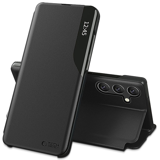 Tech-Protect Smart View tok Samsung Galaxy A56 5G-hez, fekete