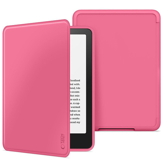Tech-Protect SmartCase Amazon Kindle Paperwhite 6 / Colorsoft / Signature Edition tokhoz - Rózsaszín