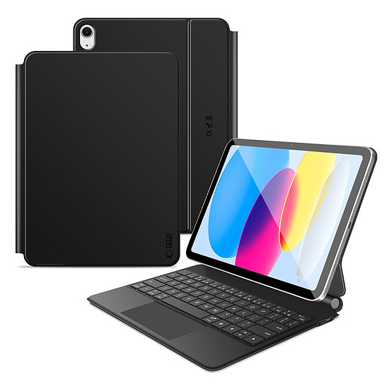 Tech-Protect Smartcase mágneses billentyűzetes tok iPad 10.9” 2022 / iPad 11” 2025 készülékhez - fekete