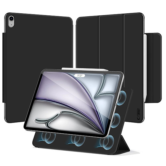 Tech-Protect Smartcase mágneses tok iPad Air 13”-hez 2024 / 2025 - fekete