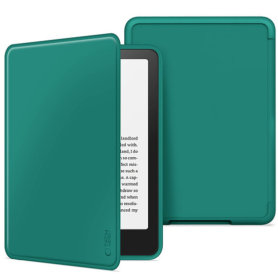 Tech-Protect SmartCase tok Amazon Kindle Paperwhite 6 / Colorsoft / Signature Edition készülékhez - zöld