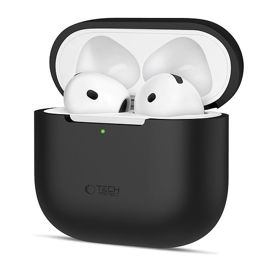 Tech-Protect szilikontok Apple AirPods 4-hez - fekete