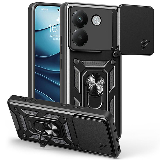 Tech-Protect Tech-Protect CamShield Pro tok Xiaomi Poco M7 Pro 5G-hez - fekete