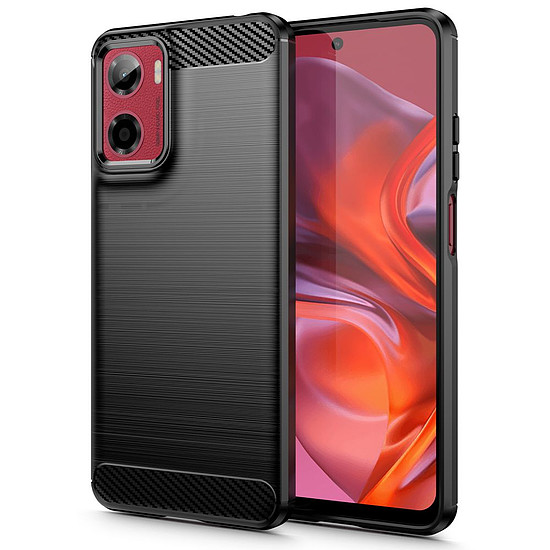 Tech-Protect TPUkarbon tok Motorola Moto G05 / E15 készülékhez - fekete