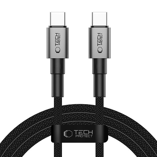 Tech-Protect UltraBoost DNA USB-C PD60W/3A kábel 100cm - szürke (186105)