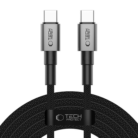 Tech-Protect Ultraboost DNA USB-C PD60W/3A kábel 300 cm - szürke