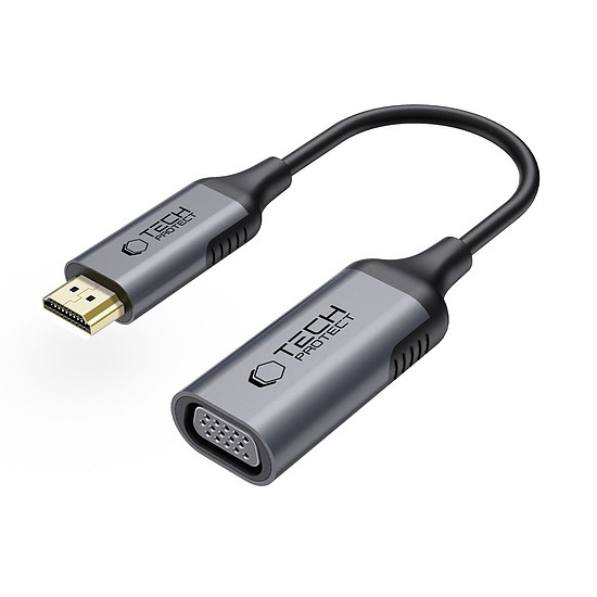 Tech-Protect UltraBoost HDMI / VGA FULL HD 60 Hz adapter - fekete