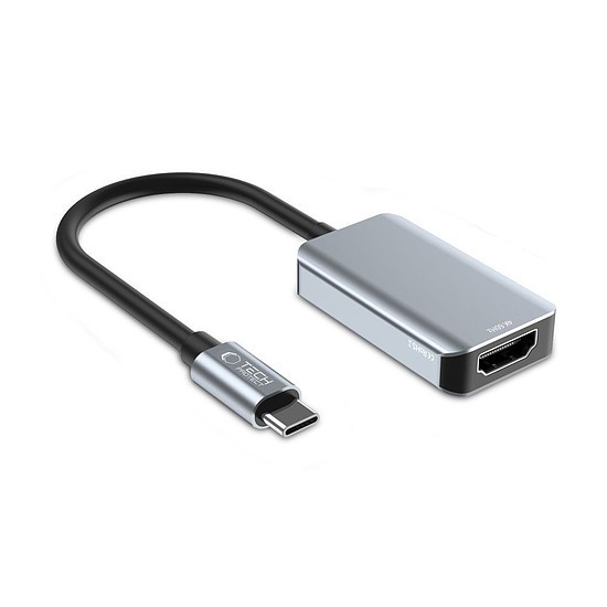 Tech-Protect UltraBoost USB-C (dugasz) / HDMI (dugasz) 4K 60Hz adapter - fekete