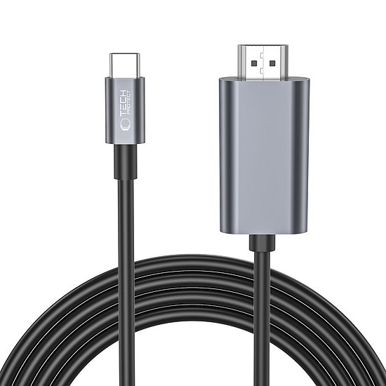 Tech-Protect UltraBoost USB-C / HDMI 4K 60Hz kábel 2m - fekete