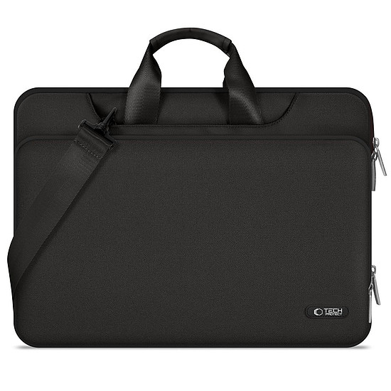 Tech-Protect zsebes laptop táska 13-14 - fekete