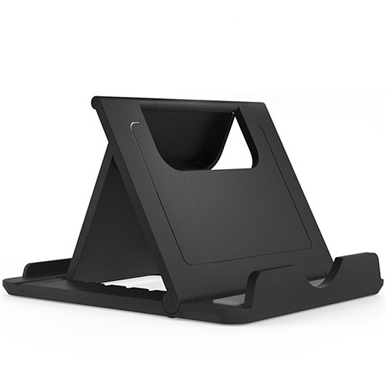 Techsuit - Asztali tartó (HOLD002) - Összecsukható állvány telefonhoz és táblagéphez 10" - Fekete (KF2313364)