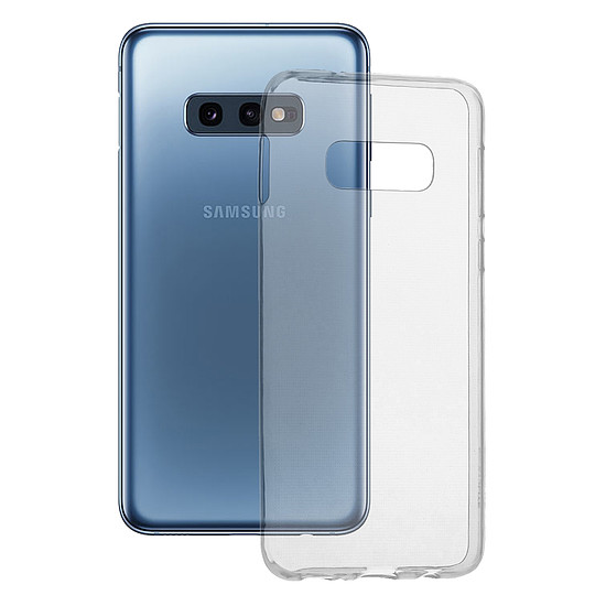 Techsuit - Átlátszó szilikon (ömlesztett) - Samsung Galaxy S10e - Átlátszó (KF231534)