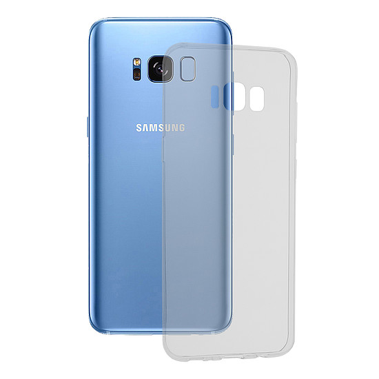 Techsuit - átlátszó szilikon (ömlesztett) - Samsung Galaxy S8 Plus - átlátszó (KF231527)