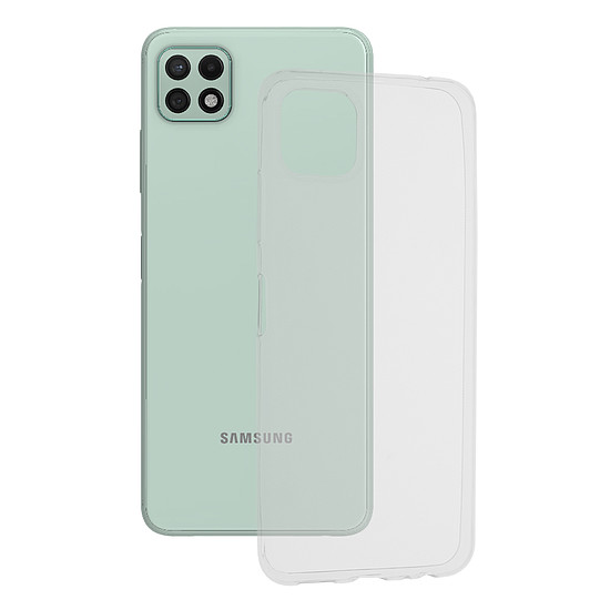 Techsuit - átlátszó szilikon - Samsung Galaxy A22 5G - átlátszó (KF236540)