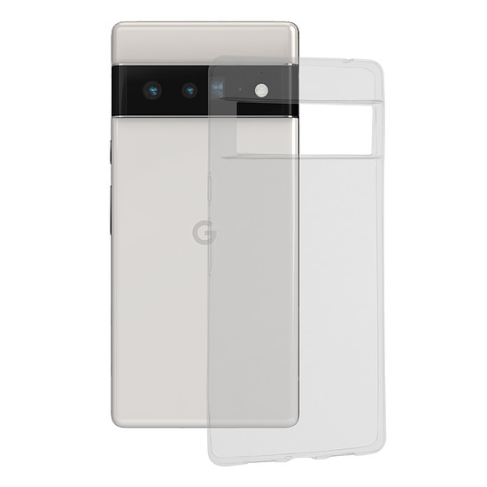 Techsuit - átlátszó szilikon (tömeges) - Google Pixel 6 Pro - átlátszó (KF238319)