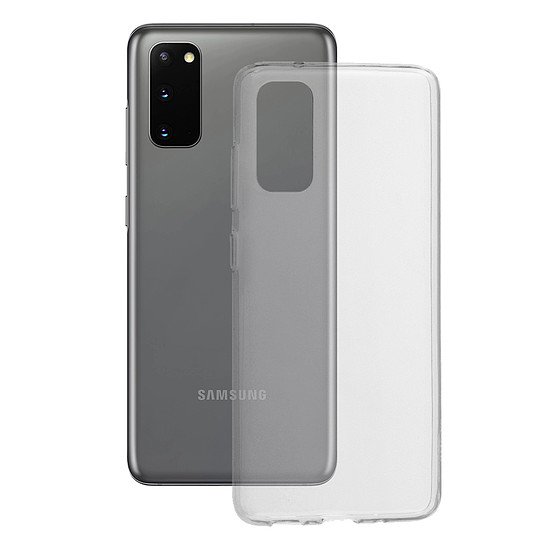 Techsuit - átlátszó szilikon (tömeges) - Samsung Galaxy S20 4G / S20 5G - átlátszó (KF231533)