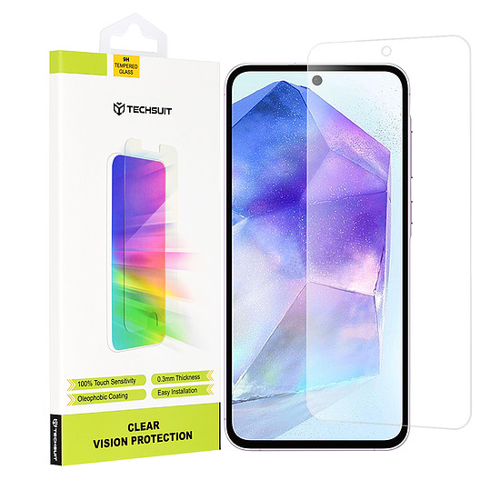 Techsuit - Clear Vision Glass - Samsung Galaxy A35 5G / A55 5G / M35 - átlátszó (KF2317760)