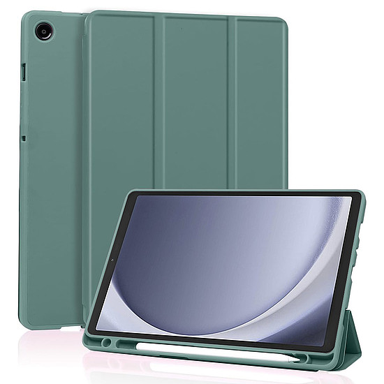 Techsuit - Flex Trifold (ceruzatartóval) - Samsung Galaxy Tab A9 - zöld (KF2321540)