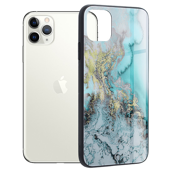 Techsuit - Glaze Series - iPhone 11 Pro Max - Blue Ocean (KF236272)