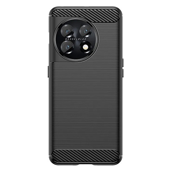 Techsuit - karbon szilikon - OnePlus 11 - fekete (KF2312150)