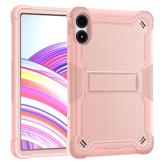 Techsuit - Robusztus TabShell + Képernyővédő fólia - Xiaomi Redmi Pad Pro / Poco Pad - Rose Gold (KF2331904)