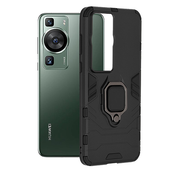 Techsuit - Silicone Shield - Huawei P60 / P60 Pro - Fekete (KF2312497)