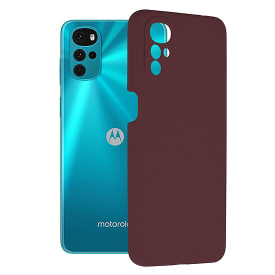 Techsuit - Soft Edge szilikon - Motorola Moto G22 - Plum Violet (KF239442)