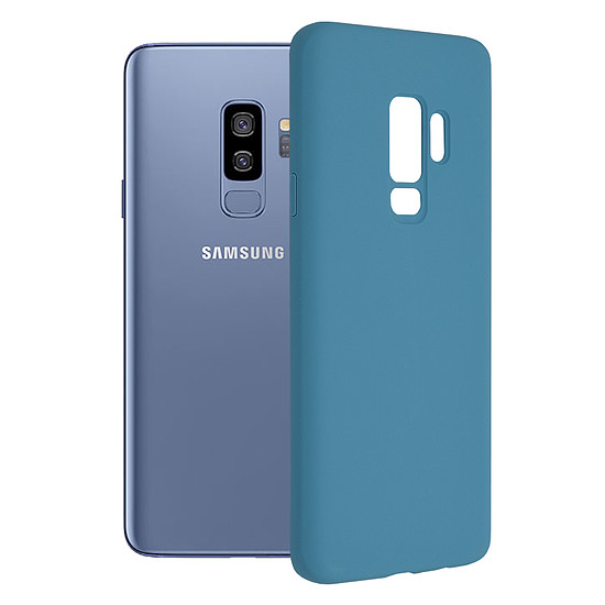 Techsuit - Soft Edge szilikon - Samsung Galaxy S9 Plus - farmerkék (KF234203)