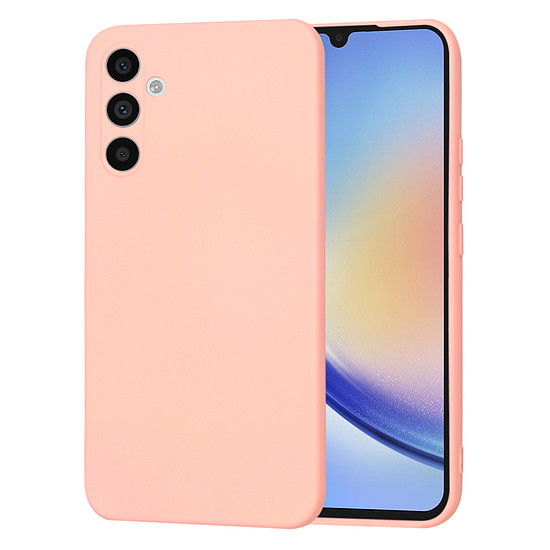 Techsuit - SoftFlex - Samsung Galaxy A34 5G - Kréta rózsaszín (KF2329349)
