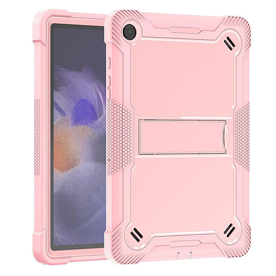 Techsuit - strapabíró TabShell + képernyővédő fólia - Samsung Galaxy Tab A9 Plus - Rose Gold (KF2326991)