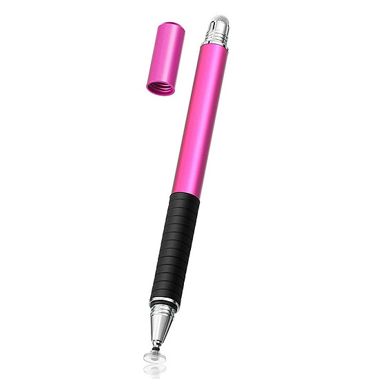 Techsuit - Stylus Pen (JC02) - alumíniumötvözet, Android, iOS, Microsoft - rózsaszín (KF232678)