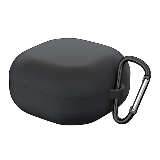 Techsuit - Szilikon tok - Samsung Galaxy Buds FE / 2 Pro / 2 / Live / Pro, sima ultravékony anyag - fekete (KF2318103)