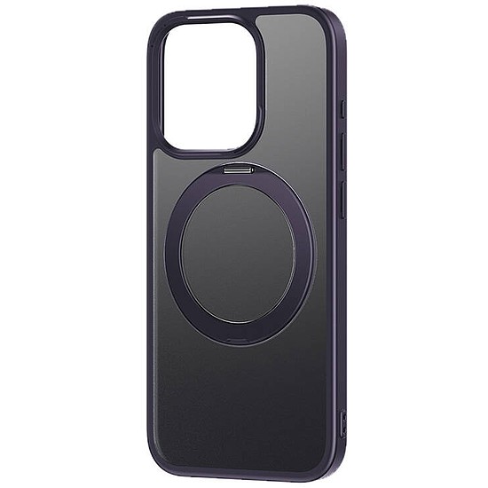 Telefontok Baseus SkyRing 360 állvánnyal iP 14 Pro + edzett üveggel és tisztítókészlettel lila (P60161005511-03)