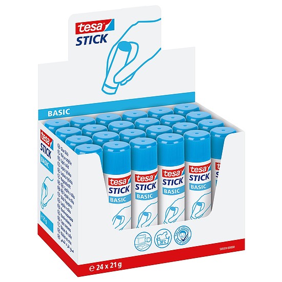 Tesa Basic ragasztó stift 21 gr 58559