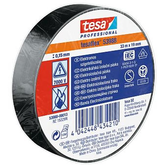 Tesa PVC szigetelőszalag 19 mm x 20 fm